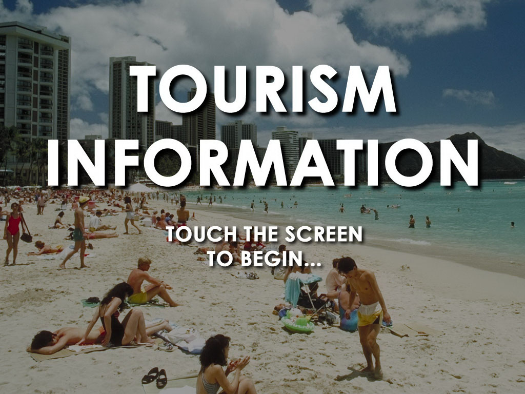 Tourism Kiosk Attraction Screen