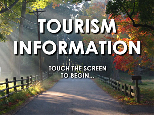 Tourism Kiosk Attraction Screen