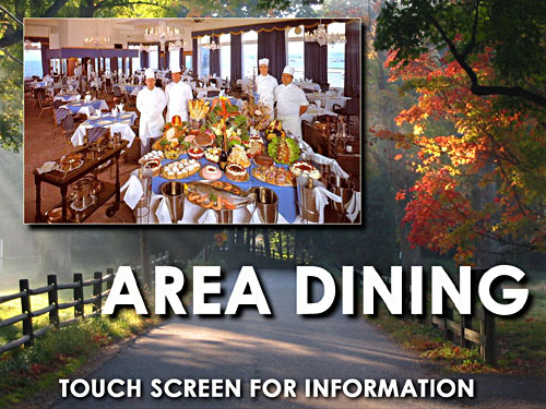 Tourism Kiosk Dining Attraction Screen